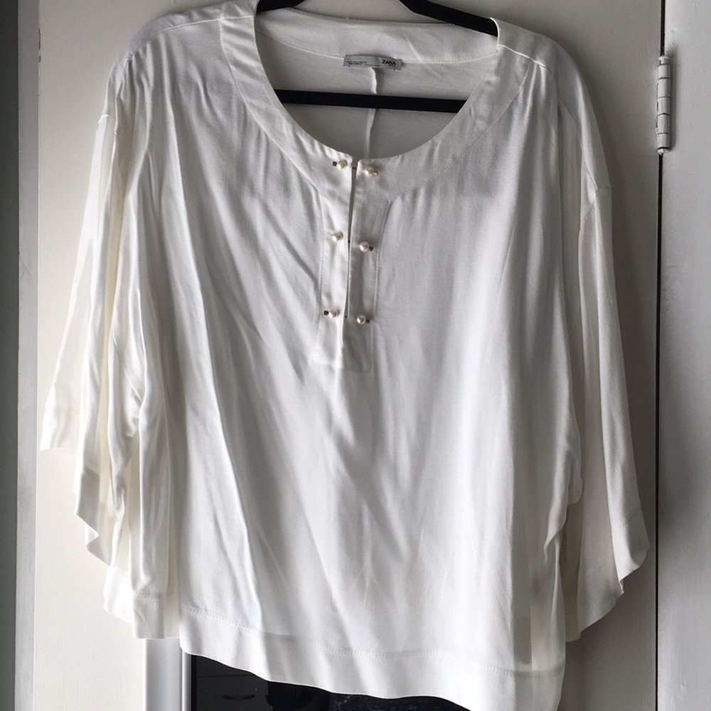 Zara White Top